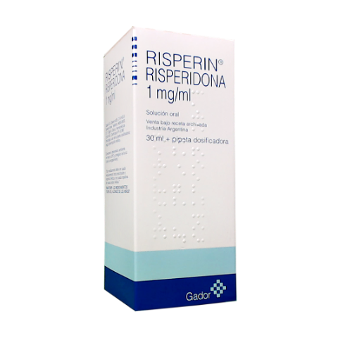 Risperin Risperidona 1mg/ml Gador Solución Oral Frasco x 30 ml