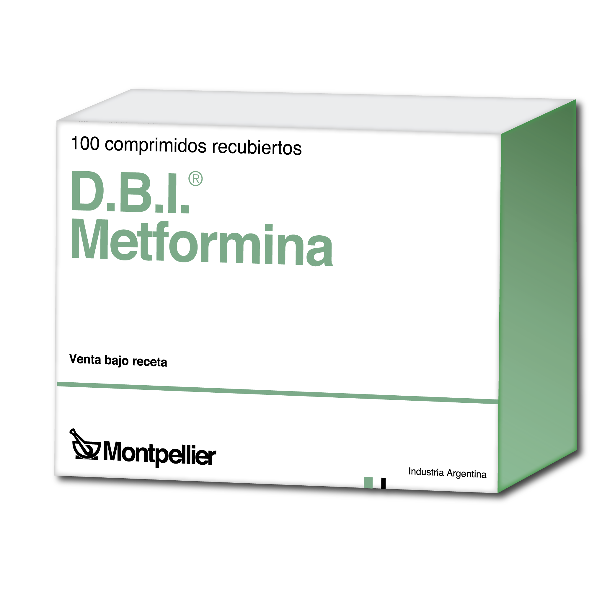 Dbi Metformina 500 mg Montpellier Caja x 100 Comprimidos