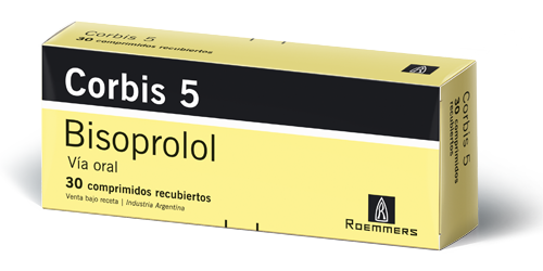 Corbis Bisoprolol 2,5 mg Roemmers Caja x 30 Comprimidos
