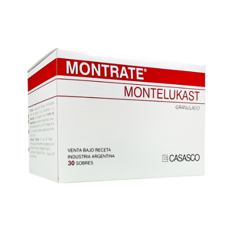 Montrate Montelukast 4 mg Casasco 30 Sobres x 4 g