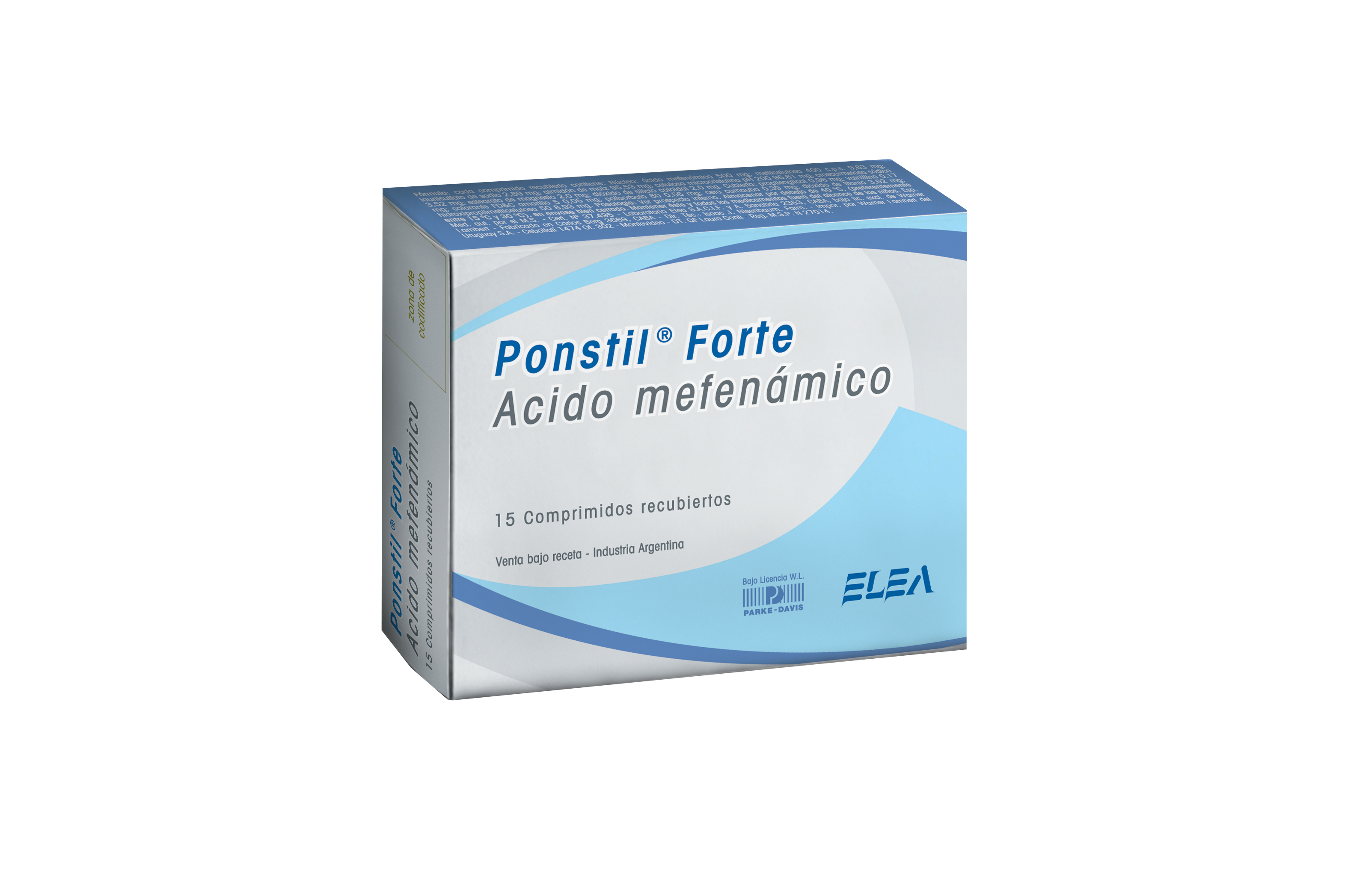Ponstil Forte Ácido Mefenámico 500 mg Elea Phoenix Caja x 15 Comprimidos