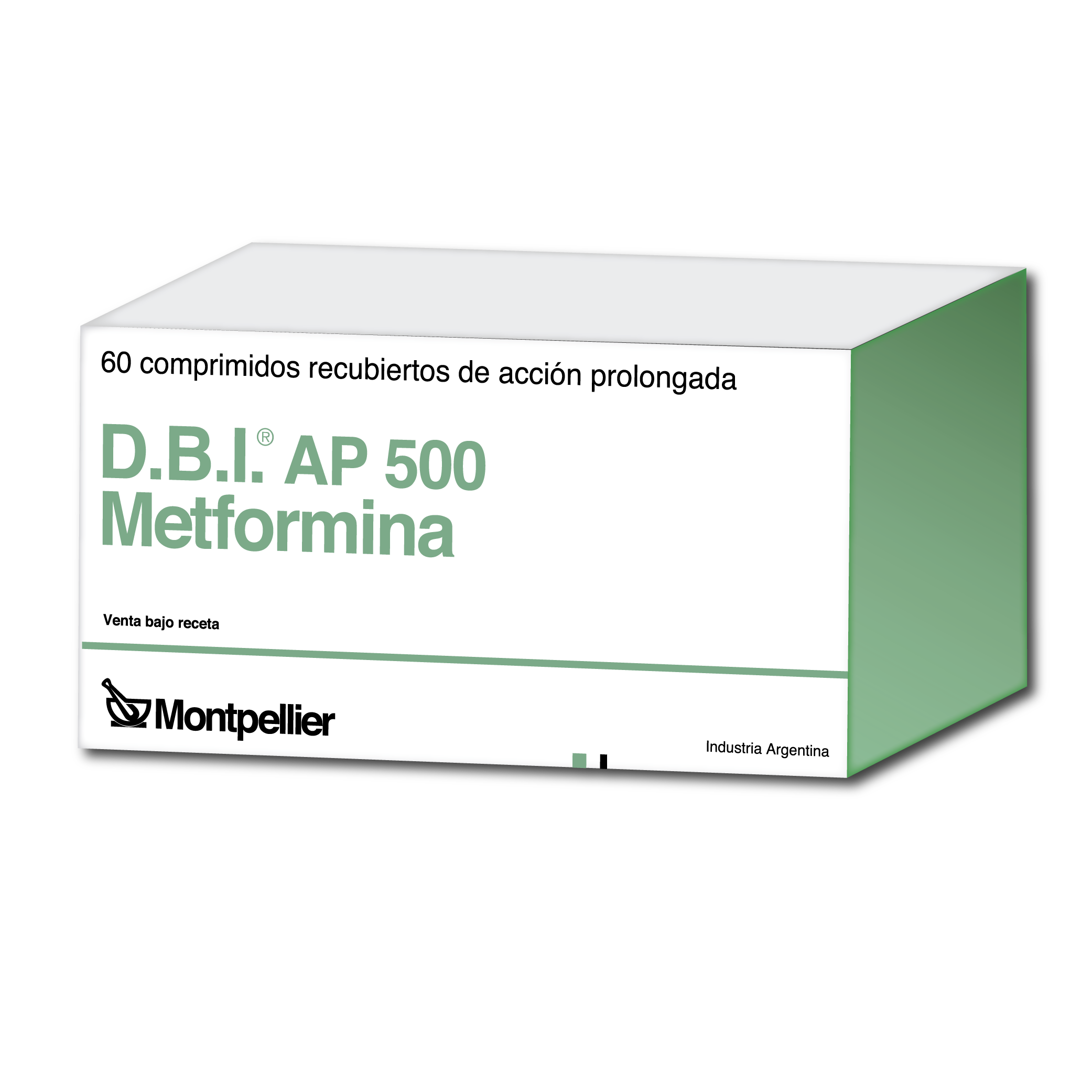 Dbi Metformina 500 mg Montpellier Caja x 60 Comprimidos