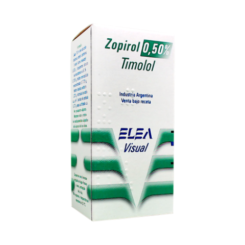 Zopirol Timolol 0,5% Elea Phoenix Solución Oftálmica Frasco x 5 ml