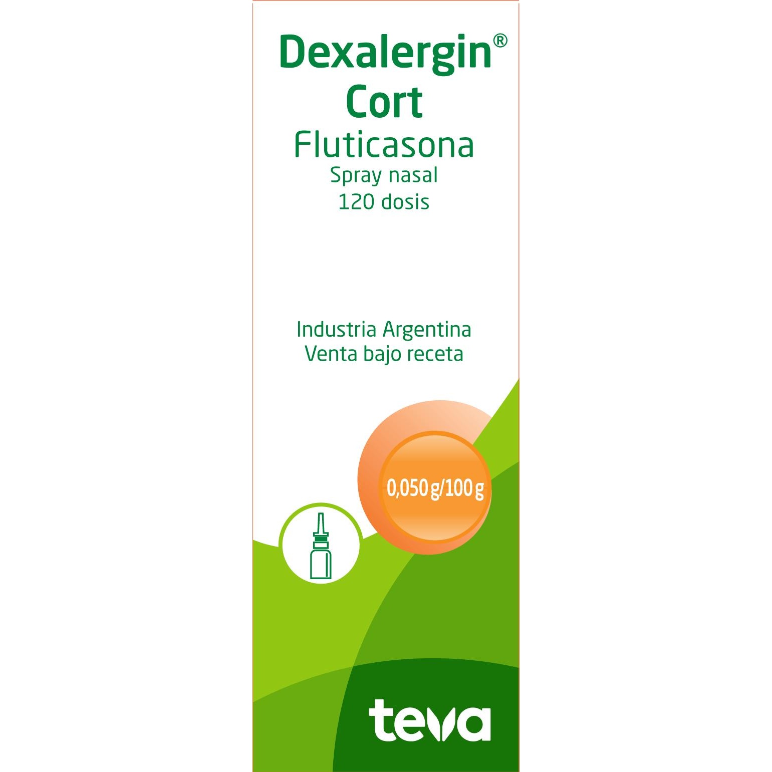 Dexalergin Cort Desloratadina + Fluticasona 50mcg Eurofarma Spray Nasal ...