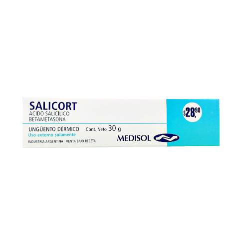 Salicort Betametasona Dipropionato + Ácido Salicílico 0.05g/100g/5g ...