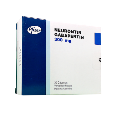 Neurontin Gabapentina 300 mg Pfizer Caja x 30 Cápsulas