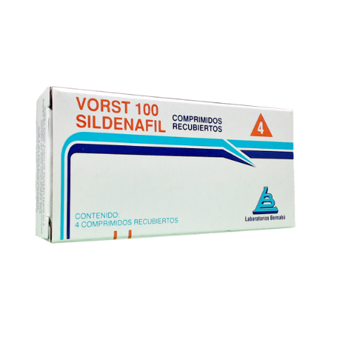 Vorst Sildenafil 100mg Richmond Caja x 4 Comprimidos recubiertos