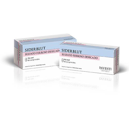 Siderblut Sulfato Ferroso 200 mg Siegfried Caja x 60 Comprimidos