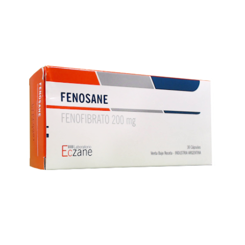 Fenosane Fenofibrato 200 mg Abbott Caja x 30 Cápsulas