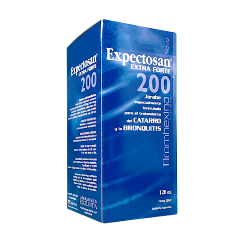 Epectosan Extra Forte Bromhexina 0.16 g Excelentia Jarabe x 120 ml