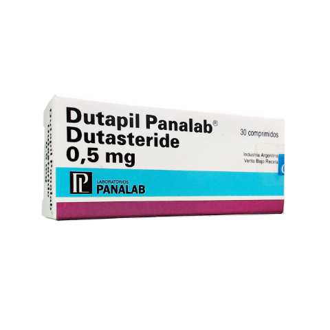 Dutapil Dutasteride 0,5 mg Panalab Caja x 30 Comprimidos
