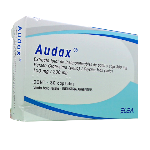 Audax Extracto Total De Insaponificables De Palta y Soja 300 mg Elea Phoenix Caja x 30 Cápsulas