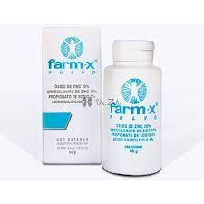 Farm x Óxido De Zinc + Ácido Salicílico + Propionato De Sodio + Undecilenato De Zinc 20g/0.6g/3g/10g/100g Felipe Bajer Polvo x 50 g