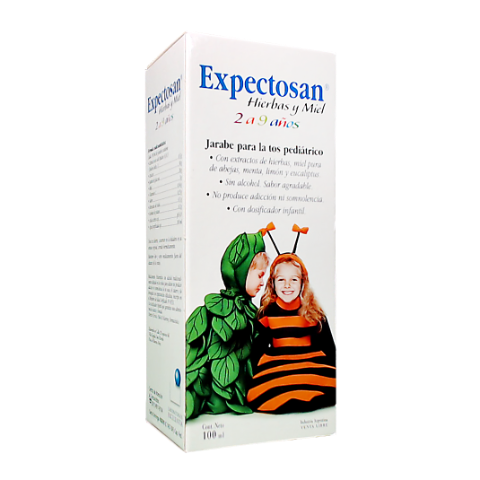 Expectosan Pediatrico Extracto de Hedera Heli 0.3 g Excelentia Jarabe x ...