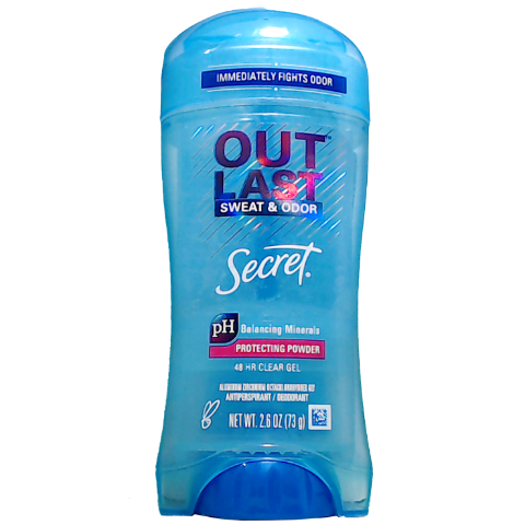 Antitranspirante Secret Gel Clear Protect Powder x 73 g