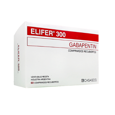 Elifer Gabapentina 300 mg Casasco Caja x 60 Comprimidos