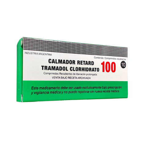 Calmador Retard Tramadol 100 mg Finadiet Caja x 10 Comprimidos