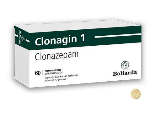 Clonazepam 1 mg Baliarda Caja x 60 Comprimidos