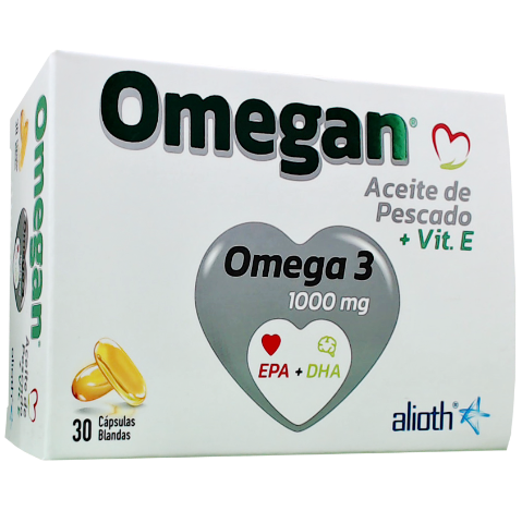 Omegan Omega 3 1000 mg Alioth Caja x 30 Cápsulas