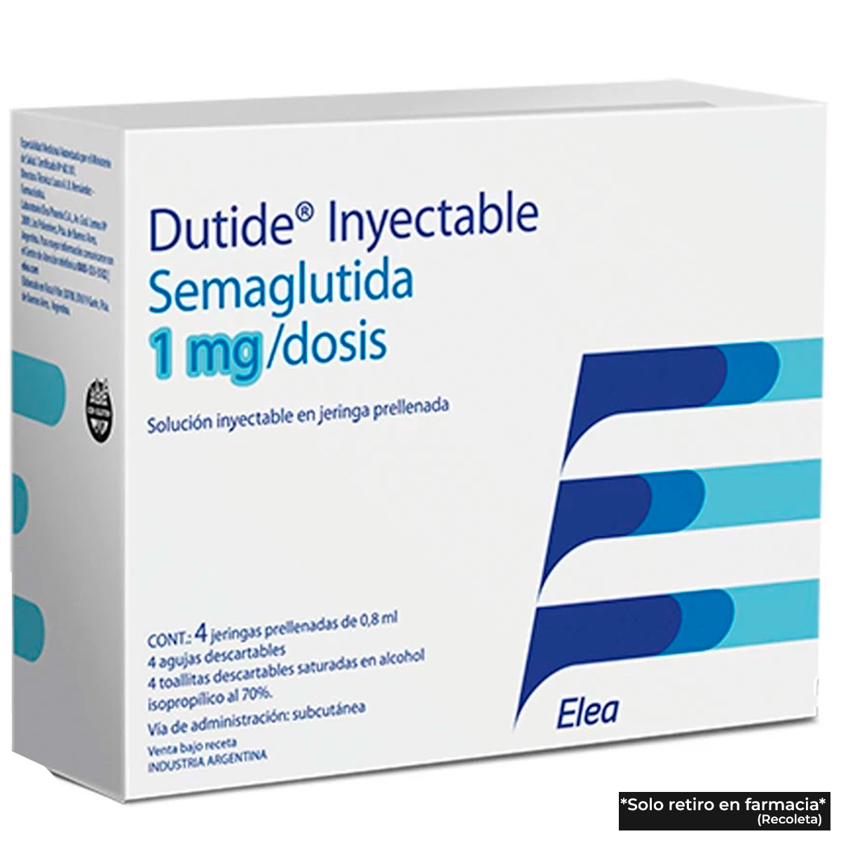 donde puedo conseguir semaglutide Dutide Semaglutida 1 mg Elea Phoenix Estuche Caja x 4 Jeringas Inyectables