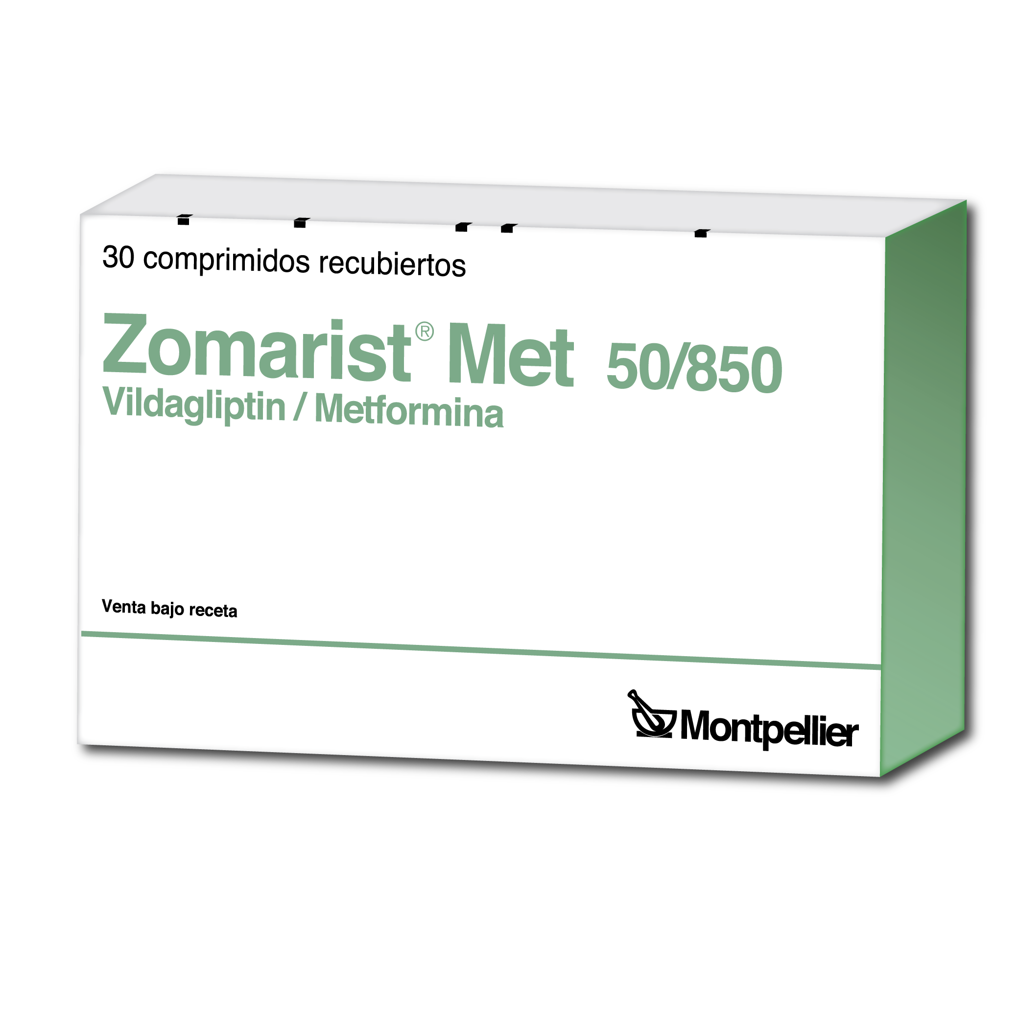 VPD ZOMARIST MET 50/850 MG COMP X 30.