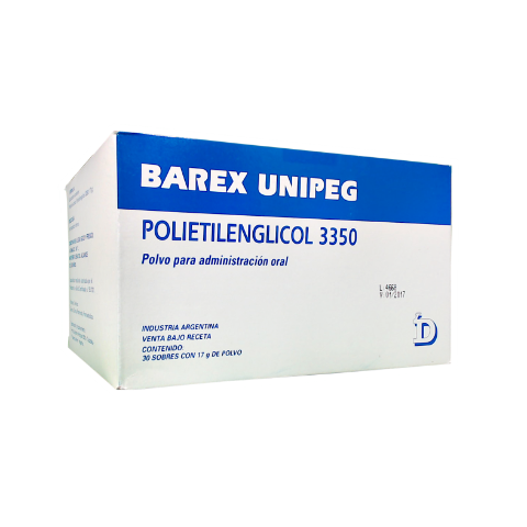 Barex Unipeg Polietilenglicol 3350 Dominguez Sobre x 30 Und