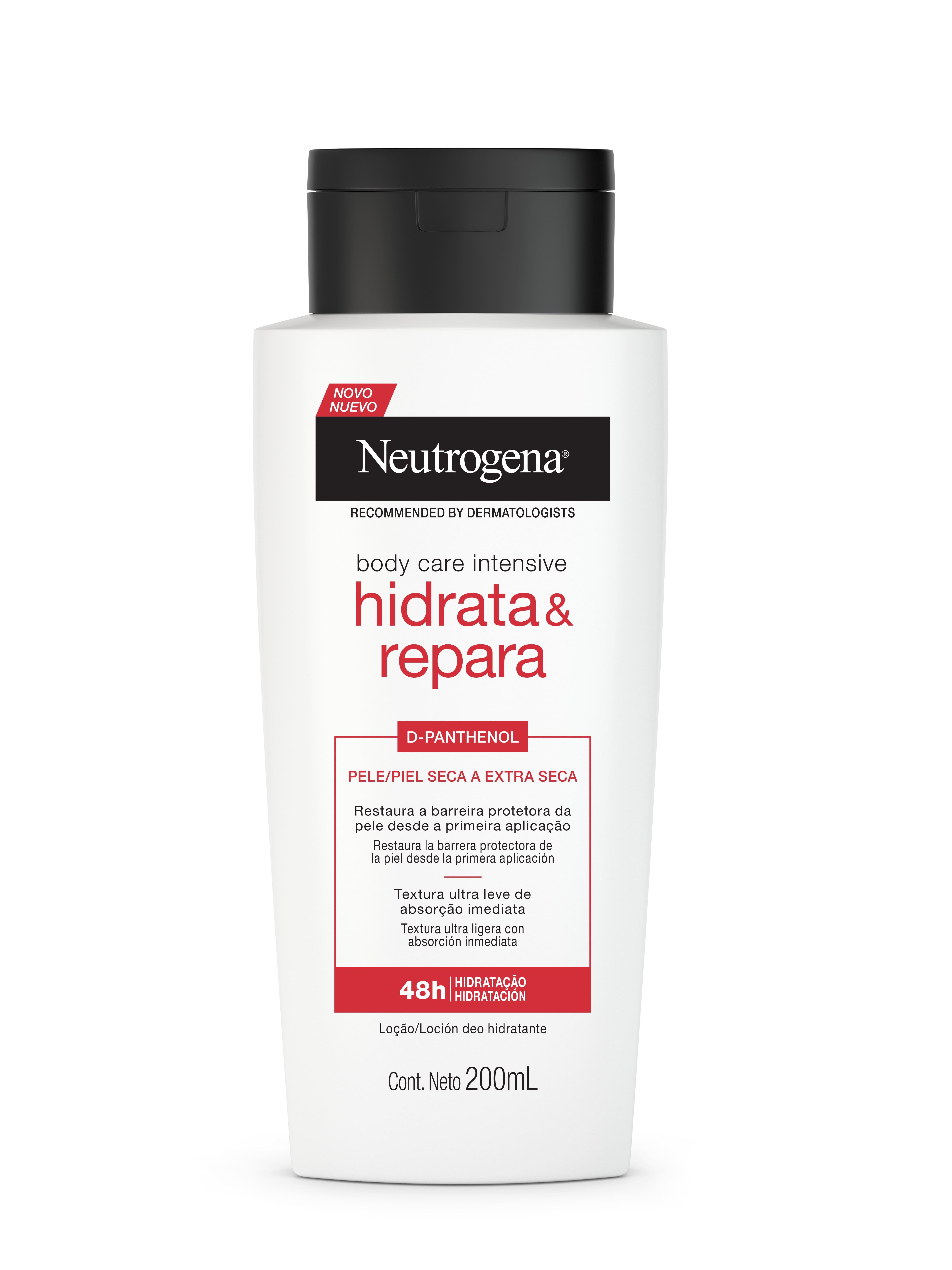 Emulsión Corporal Neutrogena Body Care D-Pantenol Frasco x 200 ml