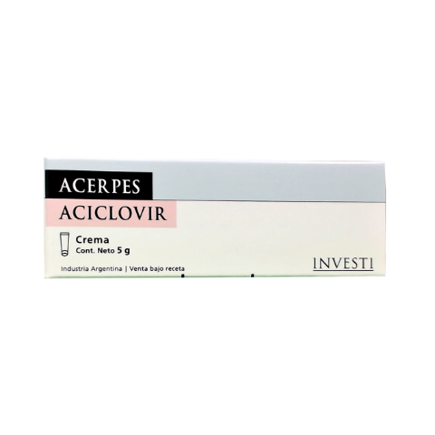 Acerpes Aciclovir 5% Siegfried Crema x 5 g