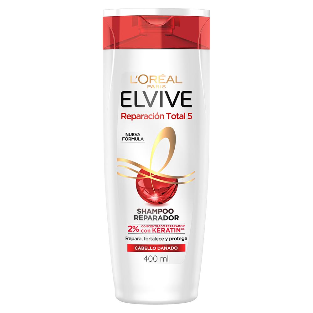 Shampoo Elvive Reparación Total Frasco x 400 ml