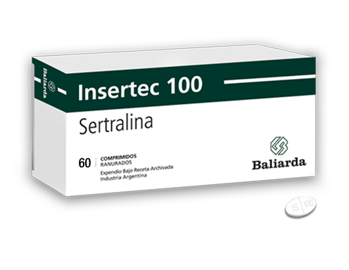 Insertec Sertralina 100 mg Baliarda Caja x 60 Comprimidos