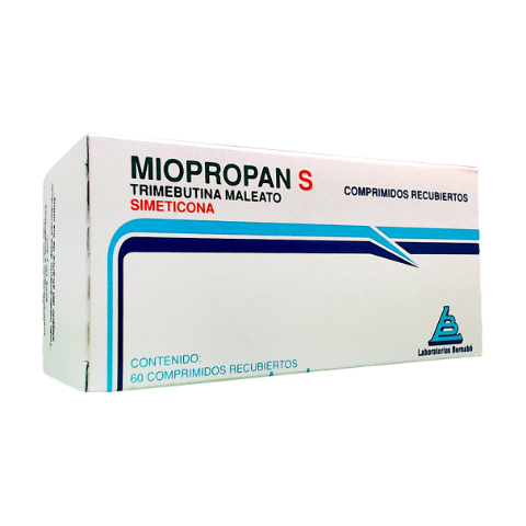 Miopropan Trimebutina + Simeticona 200mg/120mg Bernabó Caja x 60 Comprimidos