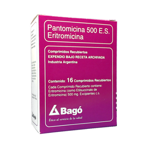 VPD PANTOMICINA E.S.500 MG COMP X 16.
