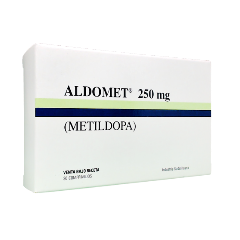 Aldomet Metildopa 250 mg Aspen Caja x 30 Comprimidos