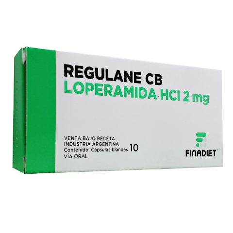 Regulane Cb Loperamida 2 mg Finadiet Caja x 10 Cápsulas