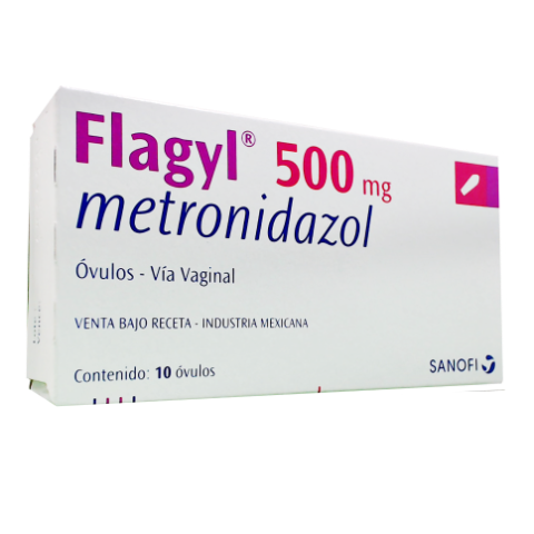 Flagyl Metronidazol 500 mg Pharmadorf Óvulos x 10 und