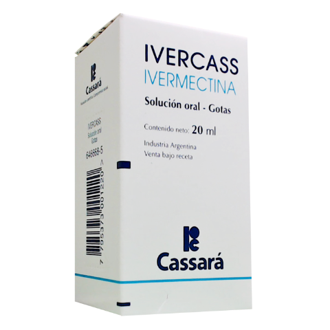 Ivercass Ivermectina 6 mg Cassará Solución Oral x 20 ml