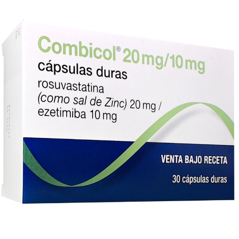 Combicol Rosuvastatina 20 mg + Ezetimibe 10 mg Montpellier Caja x 30 ...