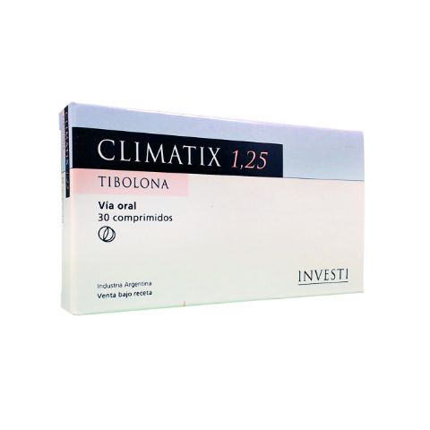Climatix Tibolona 1.25 mg Siegfried Caja x 30 Comprimidos