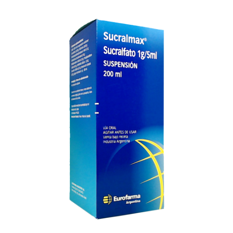 Sucralmax Sucralfato 20g/100ml Eurofarma Suspensión Oral Frasco x 200 ml