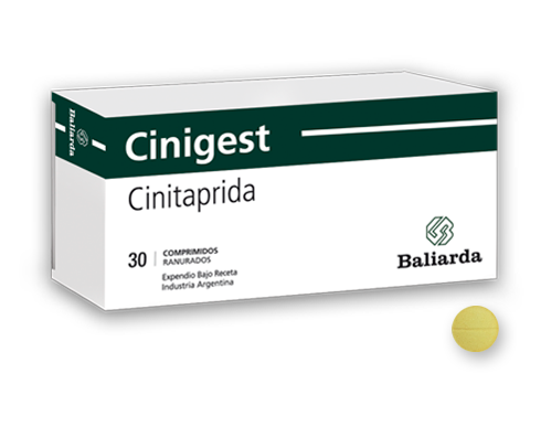 Cinigest Cinitaprida 1 mg Baliarda Caja x 30 Comprimidos