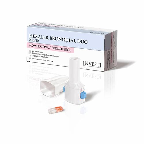VPD HEXALER BRONQUIAL DUO 200/10MCG CAPS.P/INH X60.