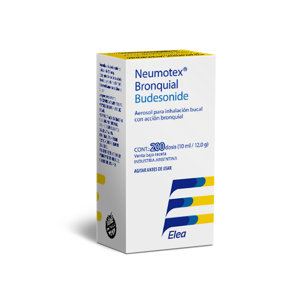 Neumotex Budesonida 200 mcg Elea Phoenix Aerosol x 200 Dosis