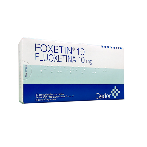 Fluoxetina 20 mg Gador Caja x 30 Comprimidos