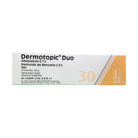 Dermotopic Duo Adapalene + Peróxido de Benzoilo Casasco Pomo x 30 g Gel