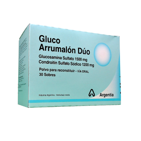 Gluco Arrumalon Duo Glucosamina + Condroitin 1.500mg/1.200 mg Siegfried Solución Oral x 30 und