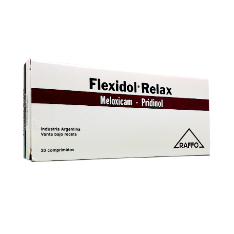 Flexidol Relax Pridinol Mesilato + Meloxicam 4mg/15mg Monte Verde Caja x 20 Comprimidos