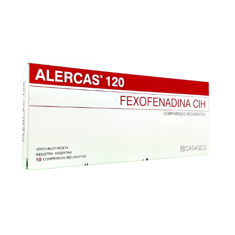 Alercas Feofenadina 120 mg Casasco Caja x 10 Comprimidos