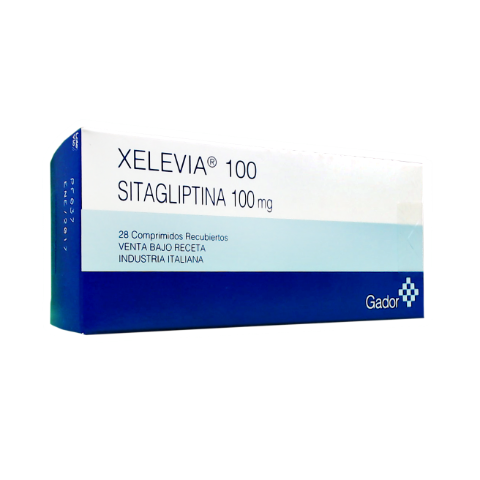 Xelevia Sitagliptina 100 mg MSD Caja x 28 Comprimidos