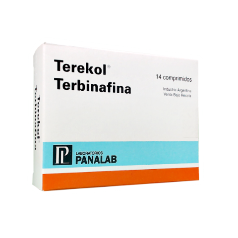 Terekol Terbinafina 250 mg Panalab Caja x 14 Comprimidos