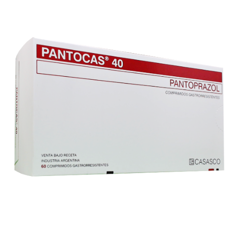 Pantocas Pantoprazol 40 mg Casasco Caja x 60 Comprimidos